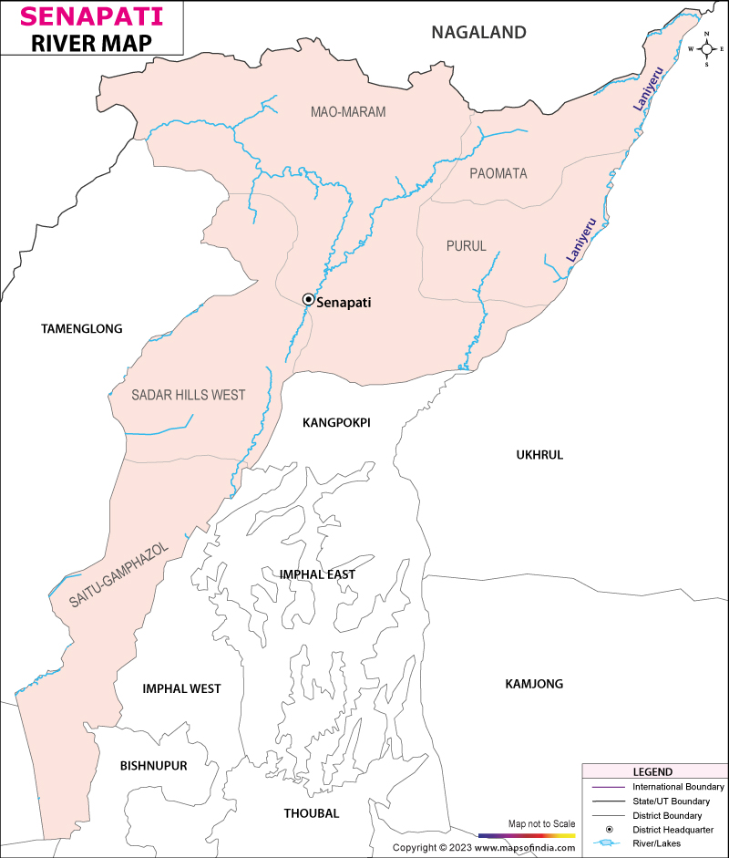 River Map of Senapati