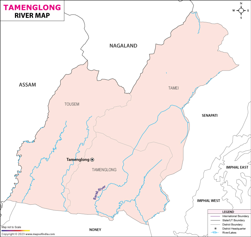River Map of Tamenglong