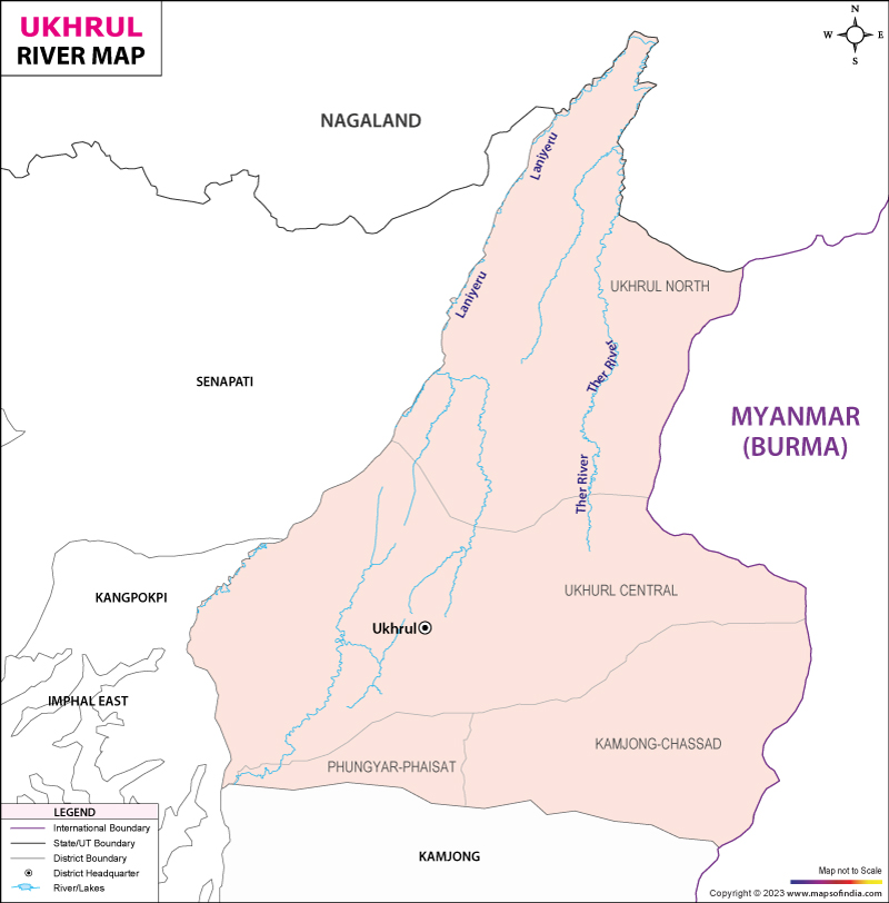 River Map of Ukhrul