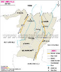 East Garo Hills District Map