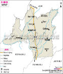Ri Bhoi District Map
