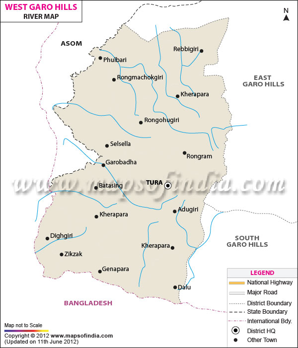 River of West Garo Hills