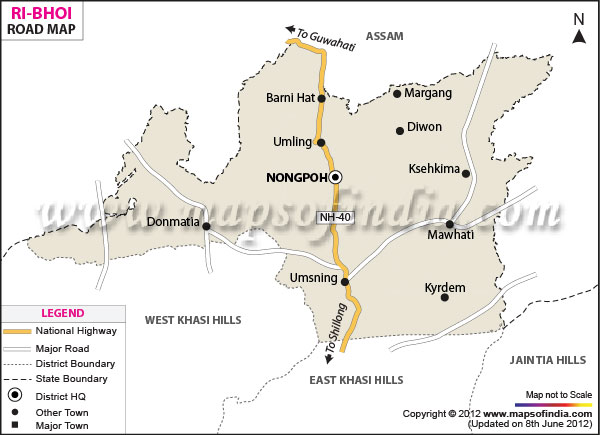 Road Map of Ribhoi