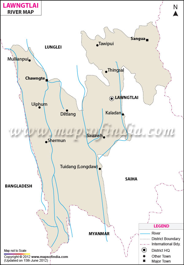 River Map of Lawngtiai 
