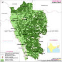 Mizoram Forest Map