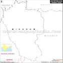 Mizoram Outline Map