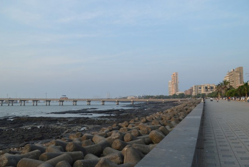 Sea link as seen from a far distance