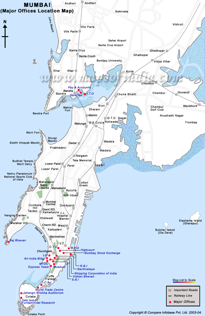 Mumbai Offices Location Map