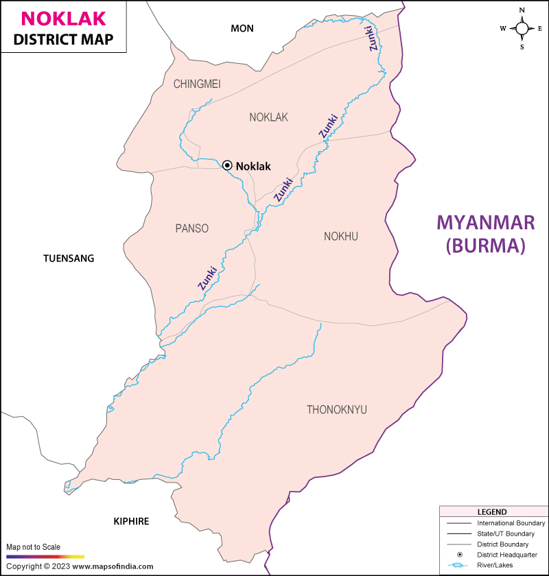 District Map of Noklak