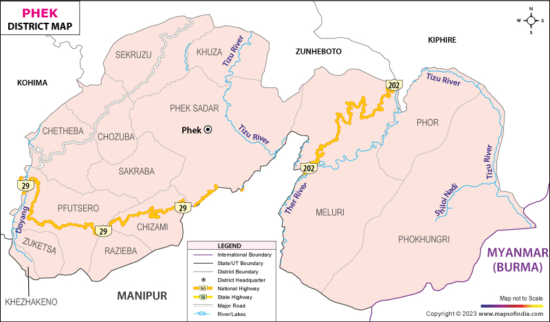District Map of Phek