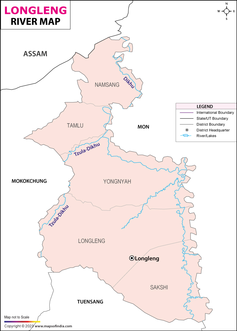 River Map of Longleng