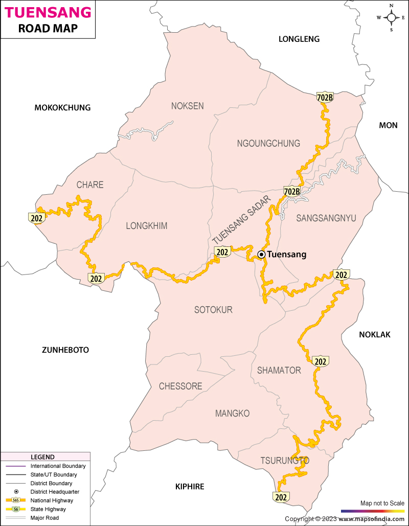 Road Map of Teunsang