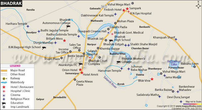 City Map of Bhadrak