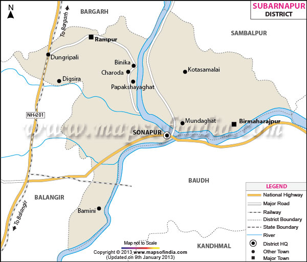 District Map of Sonapur