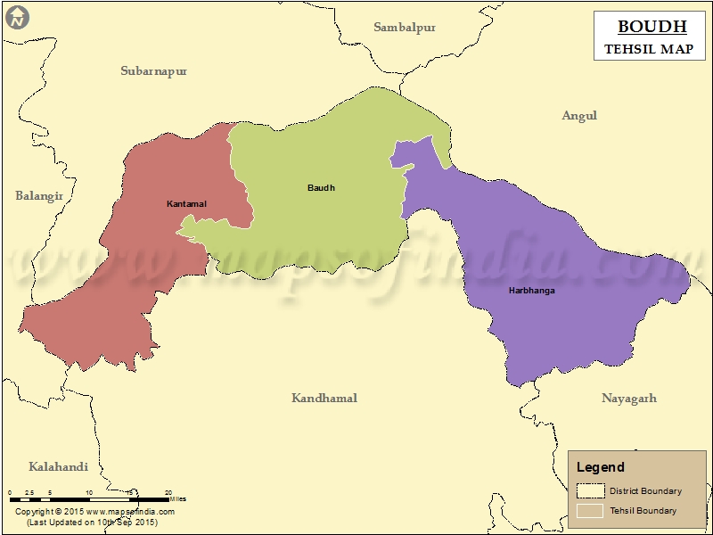 Tehsil Map of Baudh