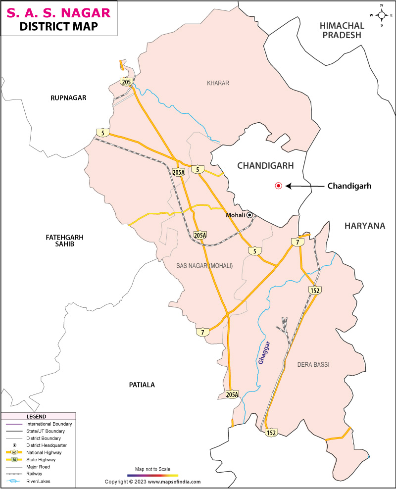 District Map of sahibzada-arjit-singh-nagar