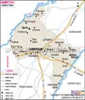 Amritsar District Map