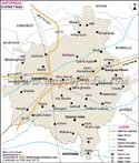 Bathinda District Map