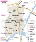 Tarn Taran District Map