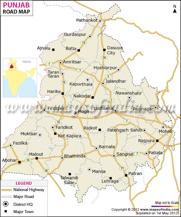 Punjab Road Map