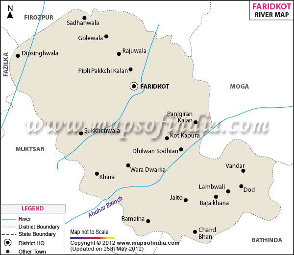 River Map of Faridkot