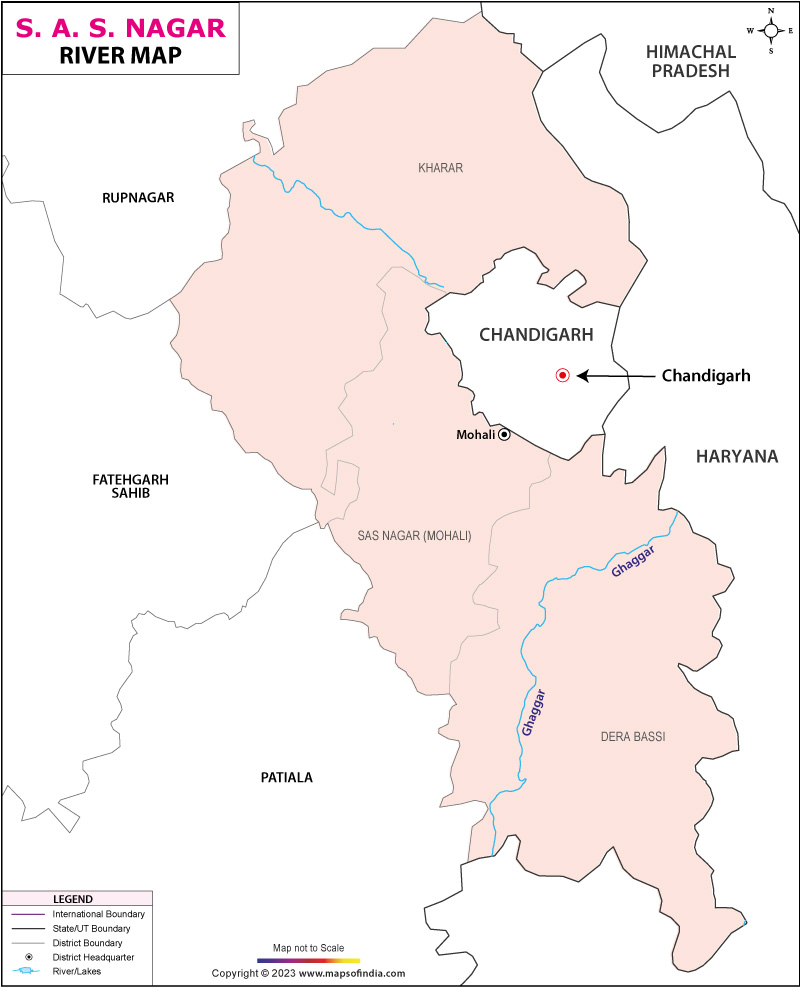River Map of Sahibzada Arjit Singh Nagar