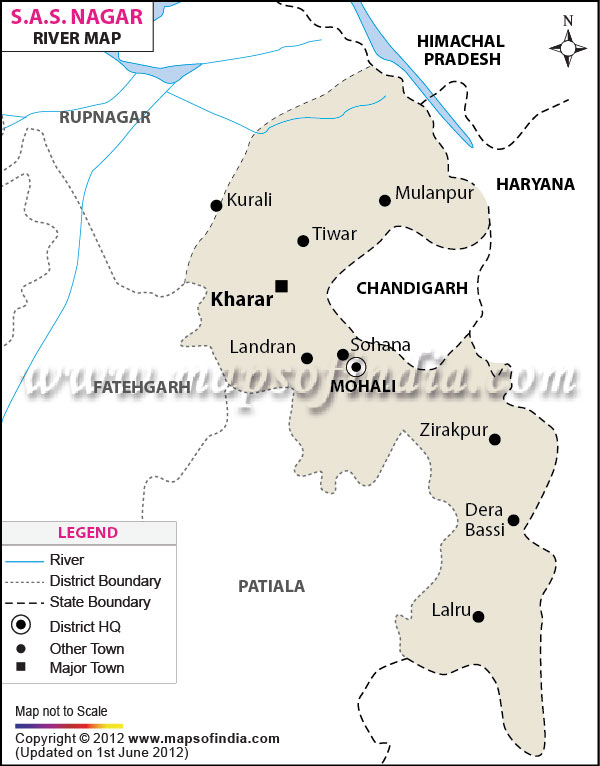 River Map of SAS Nagar