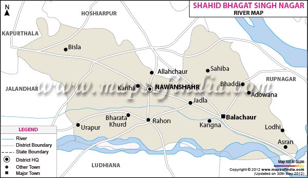 River Map of SBS Nagar