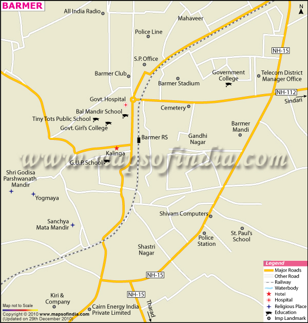 Barmer City Map