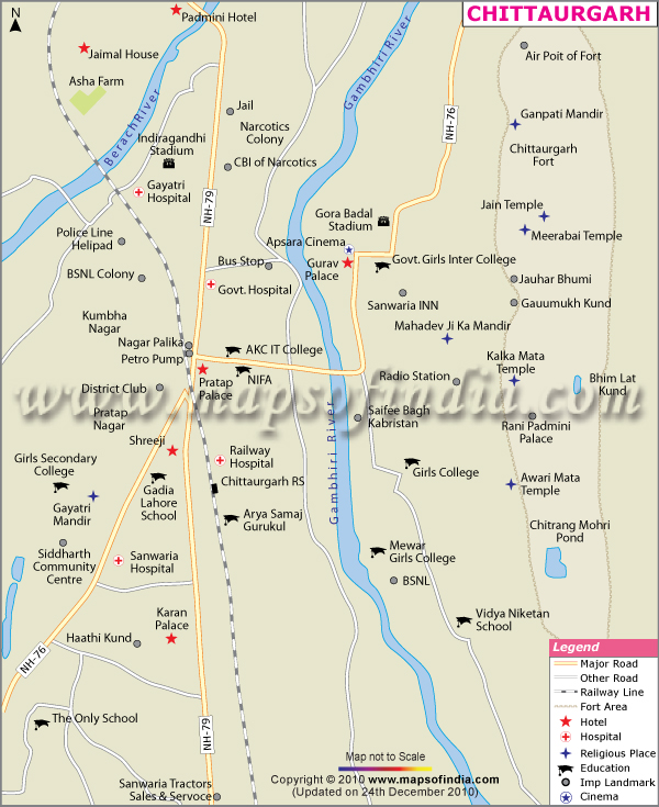 Chittorgarh City Map