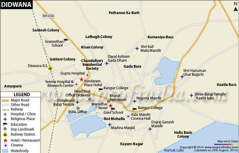 Didwana City Map