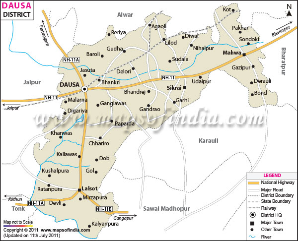 District Map of Dausa