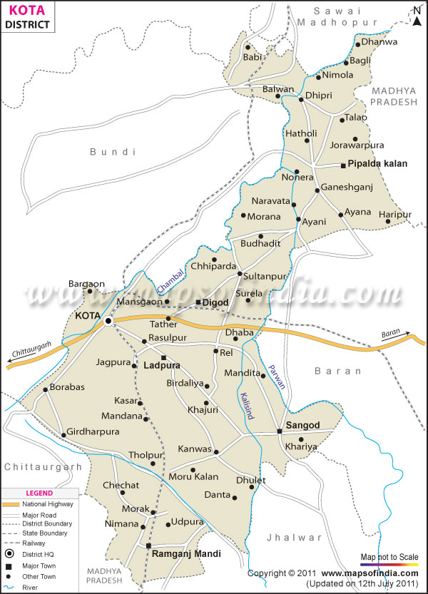 District Map of Kota