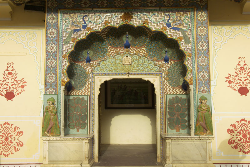 Peacock Gate at Pitam Niwas Chowk of City Palace