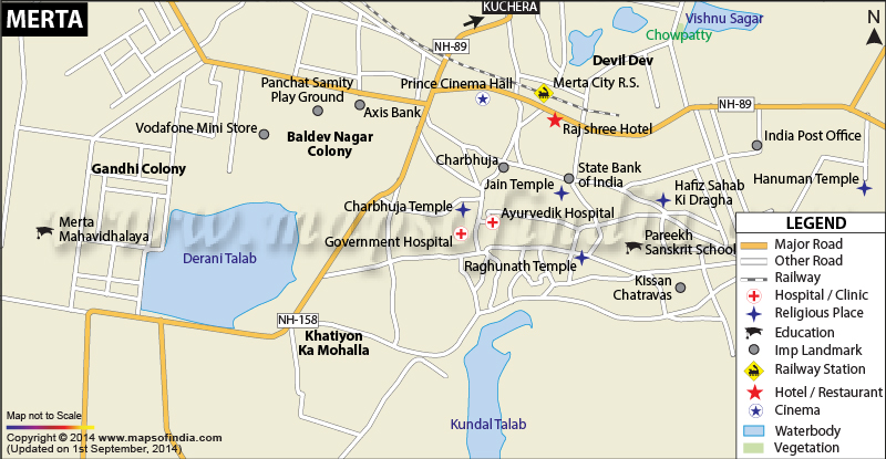 Merta City Map
