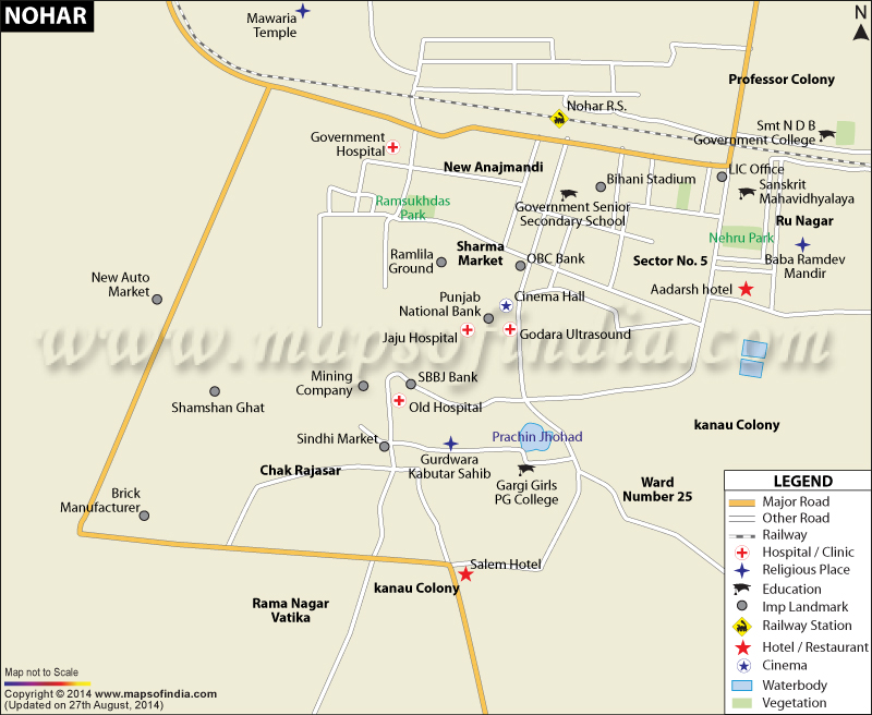 Nohar City Map