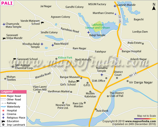 Pali City Map