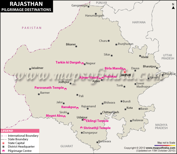 Rajasthan Pilgrimage Destinations