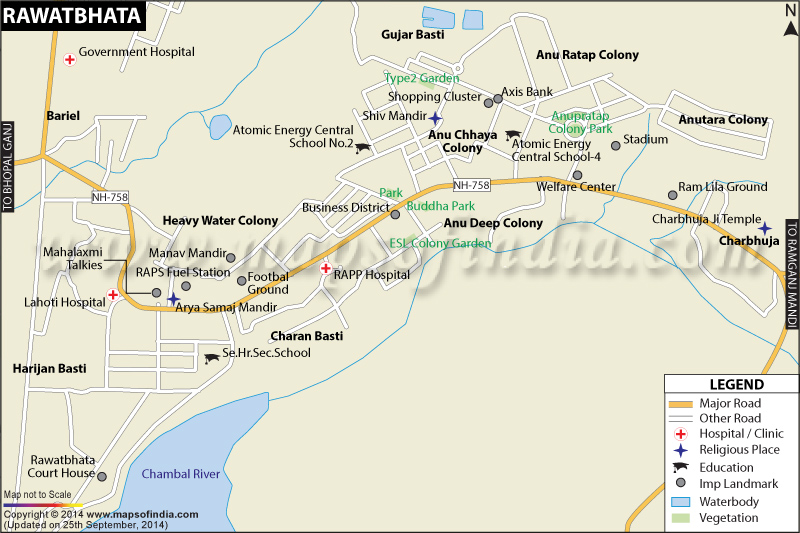 Rawatbhata City Map