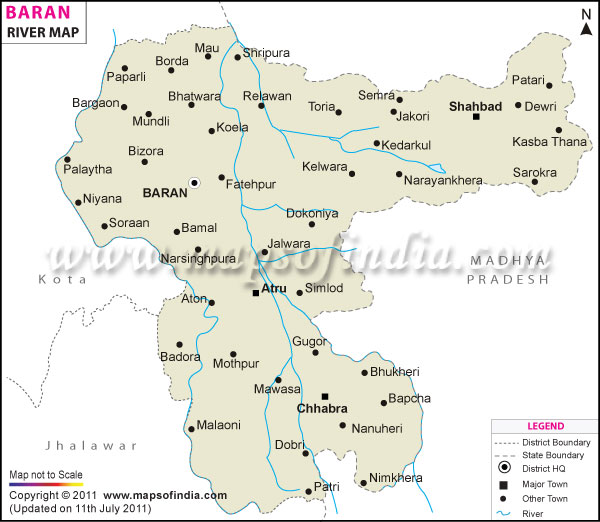River Map of Baran