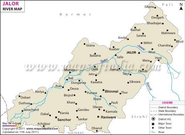 River Map of Jalor
