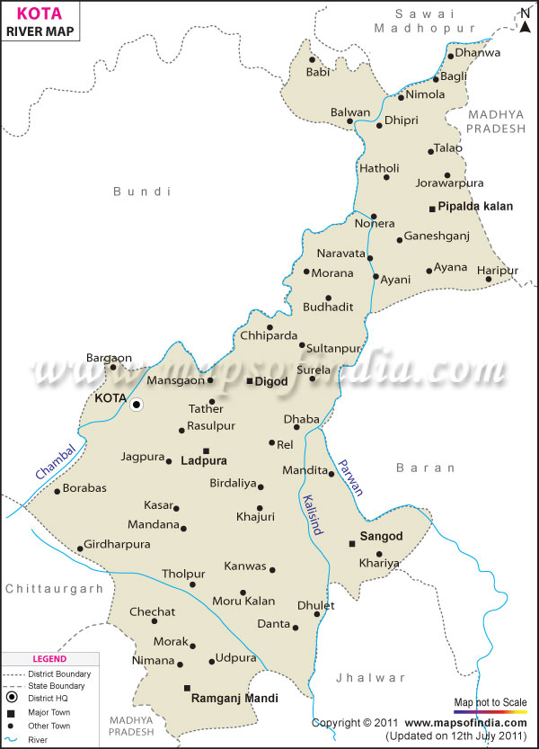 River Map of Kota