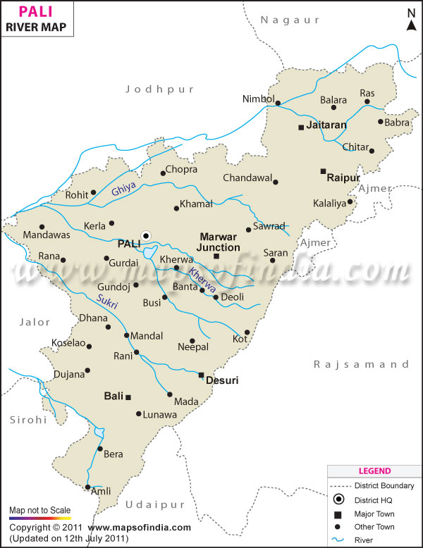 River Map of Pali