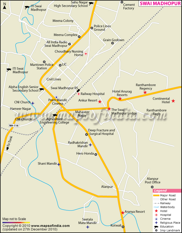 Sawai Madhopur City Map