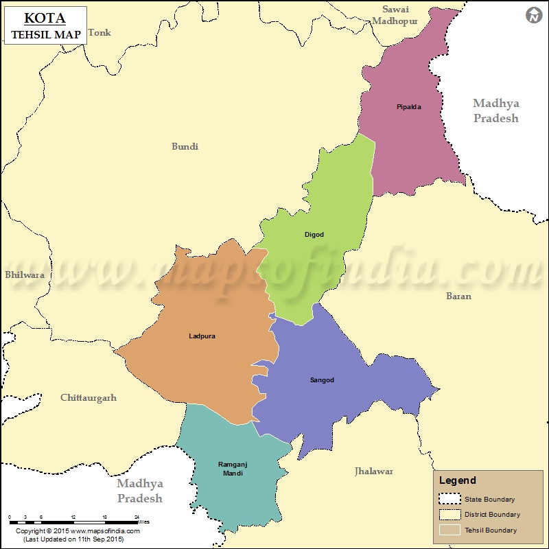  Tehsil Map of Kota