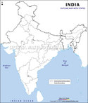 Outline Map of India