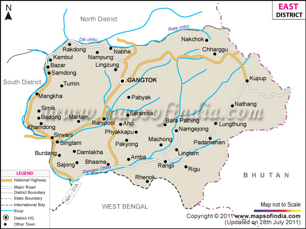 East District Map