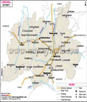 Dindigul District Map