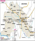 Krishnagiri District Map