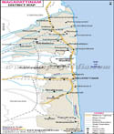 Nagapattinam District Map